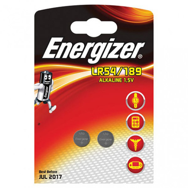 Energizer LR54/189 batteri 1.5V, 2 st