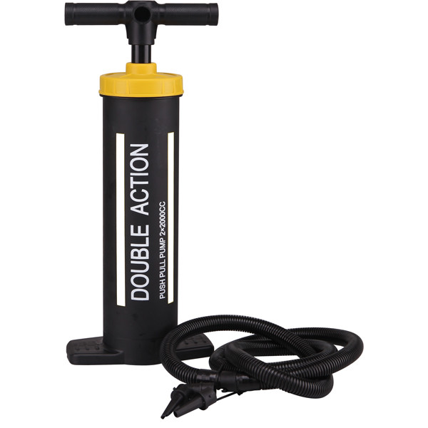 Handpump dubbelverkande 2x2L adapter ven fr gummibt