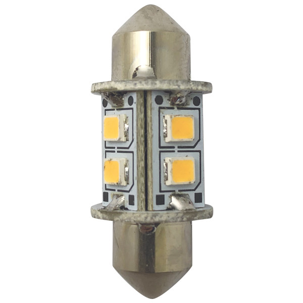 1852 LED pinol/spollampa 31mm 10-36Vdc omni, 2 st