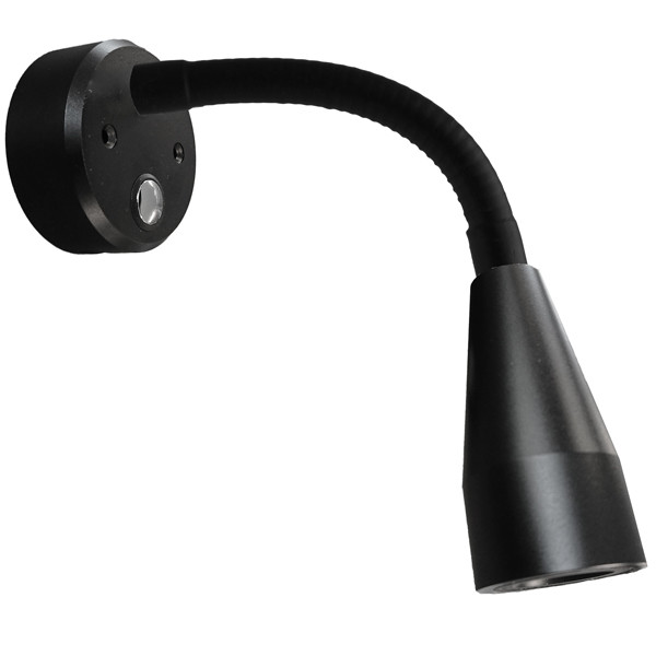 Casolux Mary Wall Flex mini vgglampa, svart