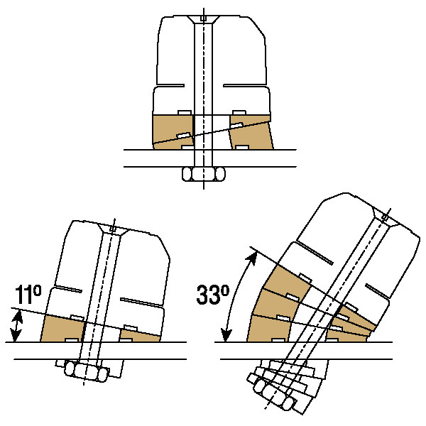 Ronstan Medium, underlagskit, svart