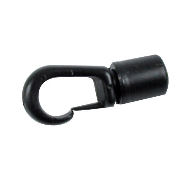 Nylonkrok svart fr 5-6mm elastisk