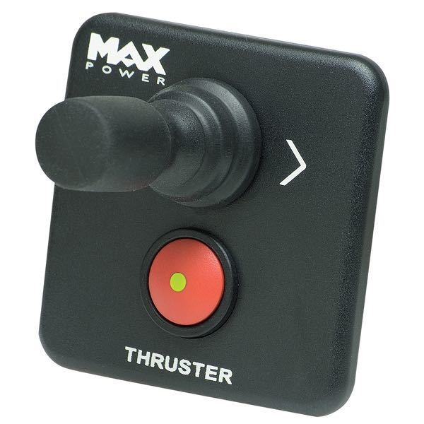 Max Power joystickpanel m/brytare, 12/24V