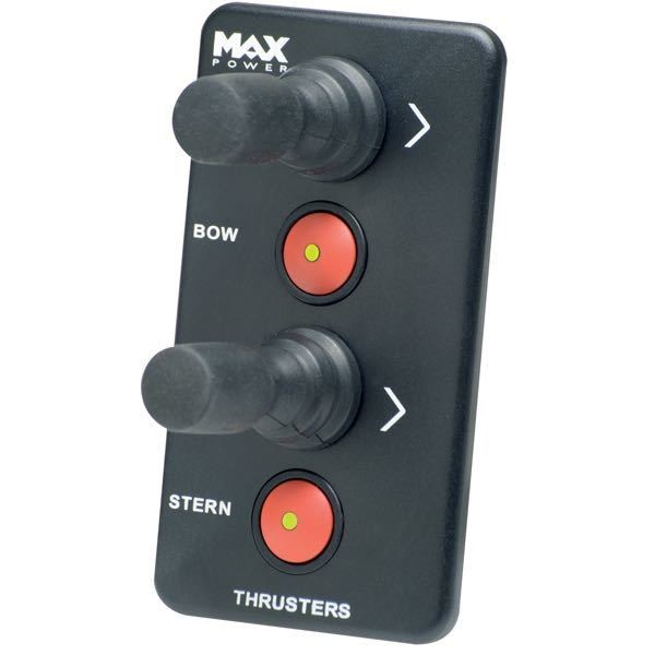 Max Power Joystickpanel dubbel m/brytare, 12/24V