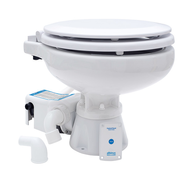 Albin EVO marine toilet standard electric Compact lav 12V