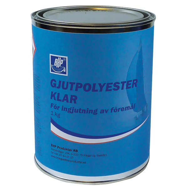 BHP Gjutpolyester exklusive hrdare klar, 1kg