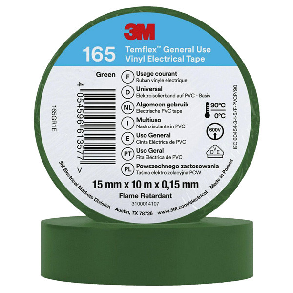 3M isolerband 165 15mm, grn