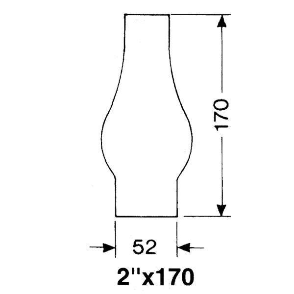 DHR Lampglas 2''' x 170mm