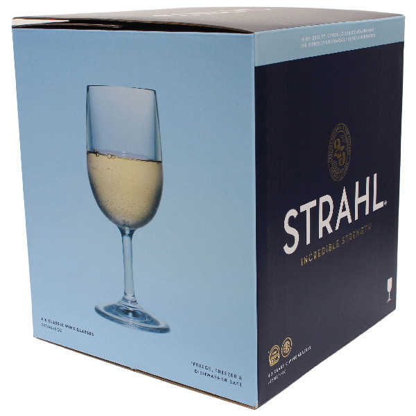 Strahl Vinglas 245 ml.  i presentfrpacknin