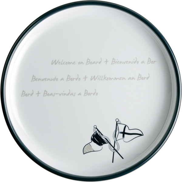 MB Welcome on board desserttallrik 21cm