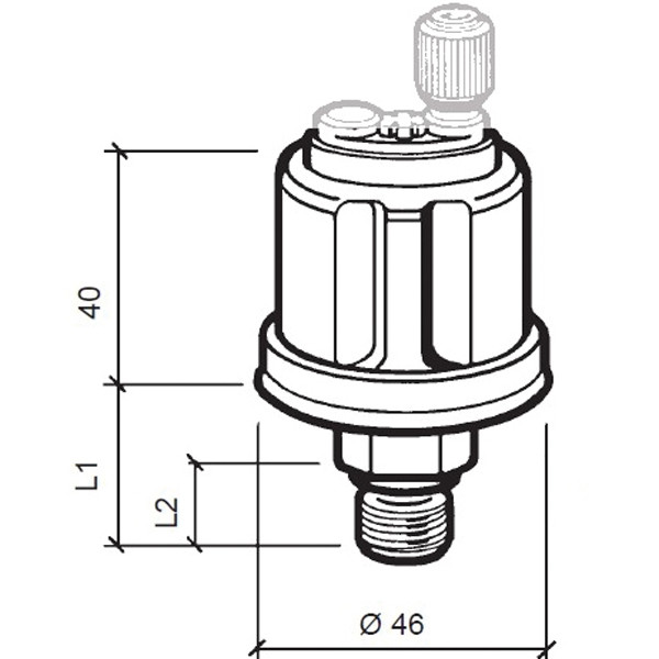 VDO sensor olje