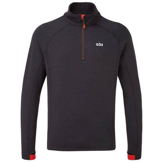 Gill 1081 termisk fleece, topp, Grafit