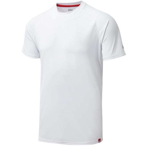 Gill UV010 Herr UV Tec T-Shirt Vit