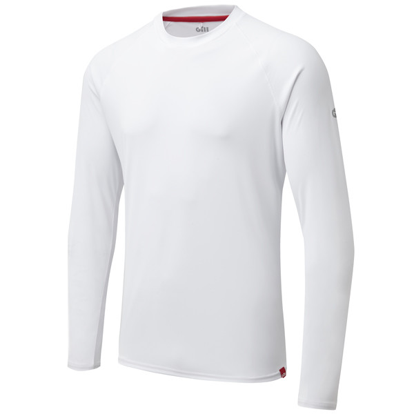 Gill UV011 Herr UV Tec T-Shirt Lng Vit