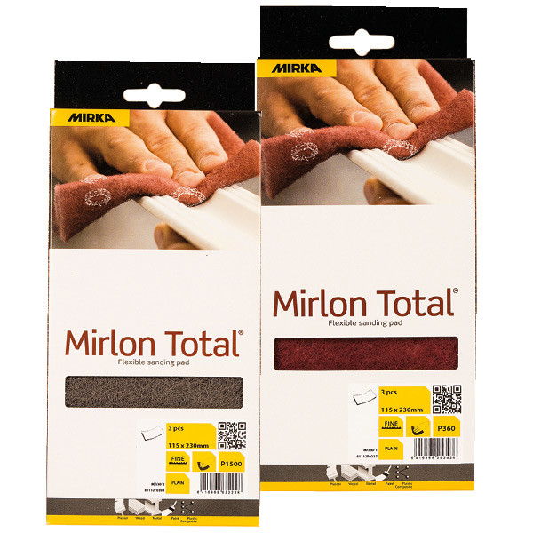 Mirka Mirlon total slipsvampar, 3 stk